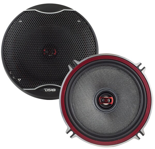 Main product image for DS18 EXL-SQ5.25 5-1/4" Fiberglass Cone 2-Way Coaxial Speaker Pair 3 Ohm294-8026